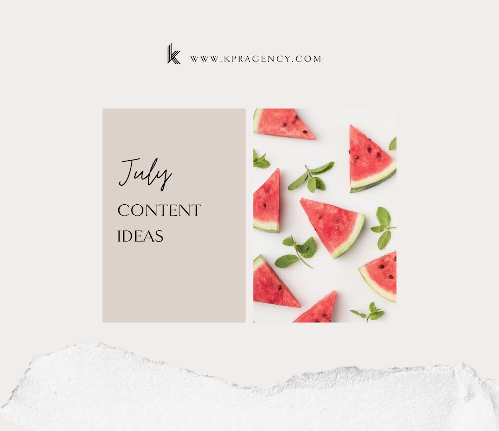 July blog post